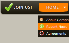 css menus and select Linux Homepage Menu Creator