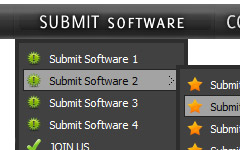 menu vertical scroll javascript Forms Menu With Images
